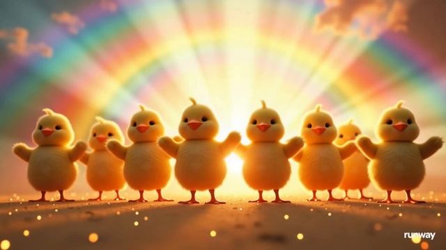🌈 ＂Разноцветные цыплята — Учим цвета с песенкой! 🎨🐥＂