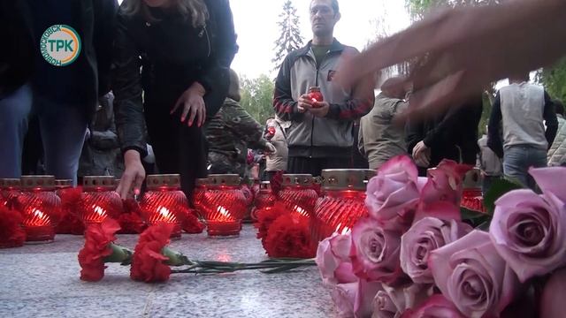 В Парке Памяти и Славы Новомосковска почтили память погибших в годы Великой Отечественной войны