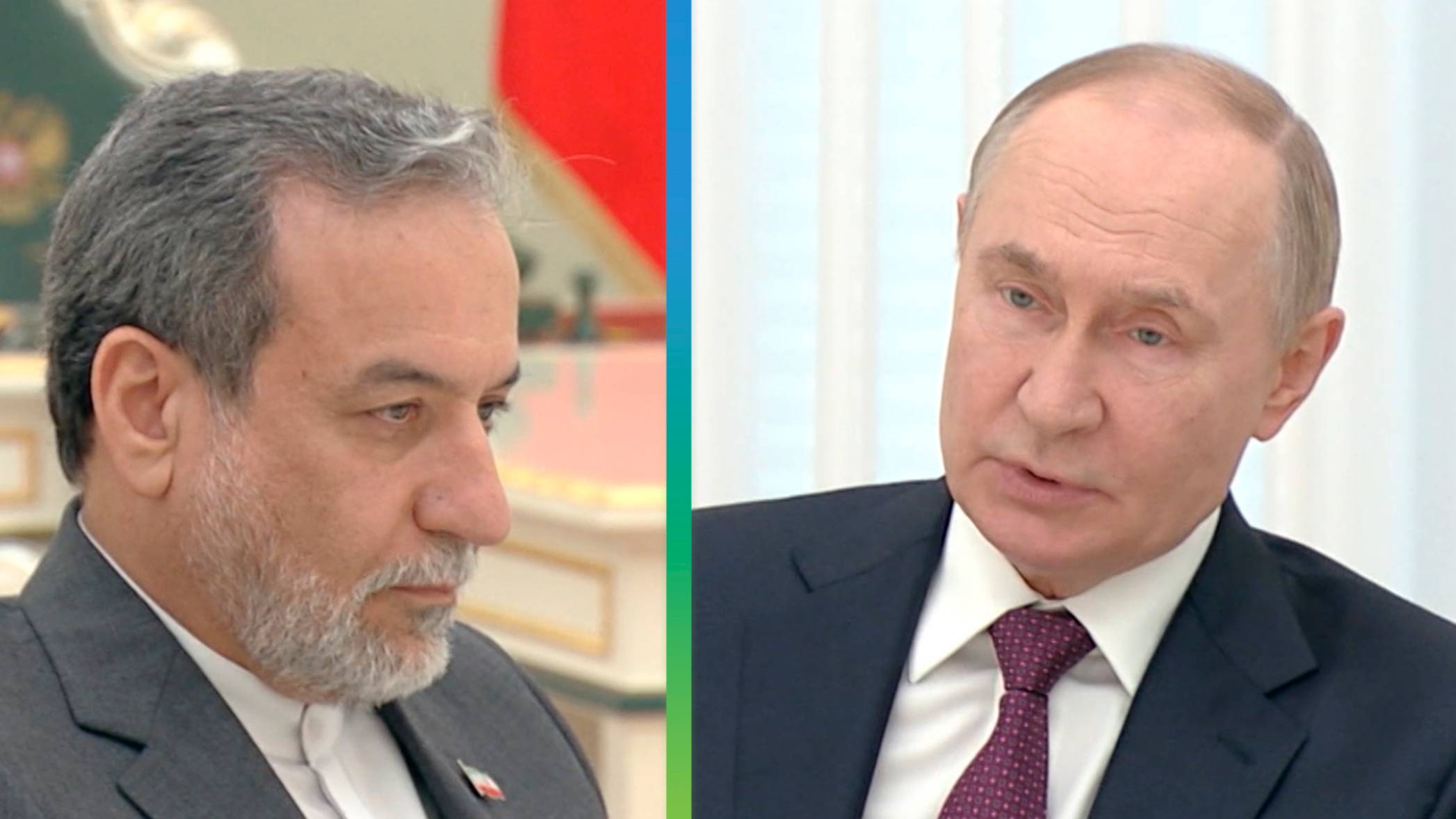 Владимир Путин принял главу МИД Ирана Аббаса Аракчи в Кремле