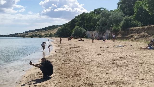 Керчь. Ул.Курортная, пляж, море 22.06.25