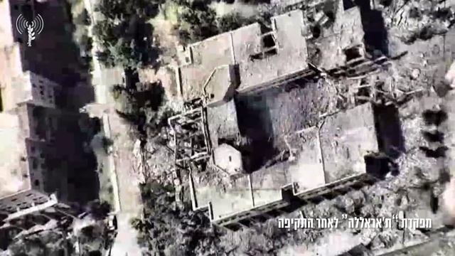 Объективный контроль с БПЛА результата ударов ВВС Израиля по штаб-квартире «Тар-Аллах» КСИР, кот...