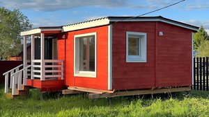 Дачный модульный дом 6х4,6м "Равенна-мини". Выставка 2024 в Москве. Обзор