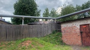 The weather outside the window in our village: погода хмурится, а мы ждем тепла