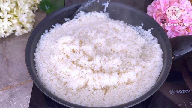 Рис Заливаю Кипятком! Узнала в ресторане.Это самый вкусный Рис ,который я когда- либо ела .