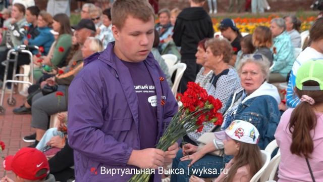 В Выксе прошла Всероссийская акция «Свеча памяти»