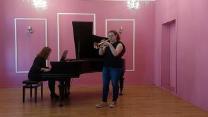 Оскар Бёме. Тарантелла. Браславская Виктория труба Григорьева Полина фортепиано. 2024.