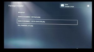 Установка игр PS4 на взломанную PS5