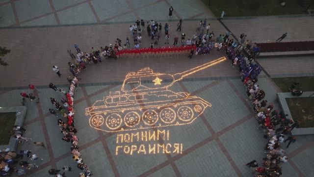 Всероссийская акция «Огненная картина войны» прошла во Владивостоке.
