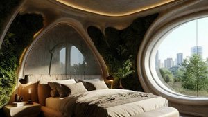 Дизайн интерьера в стиле бионика | Гармония технологий и природы