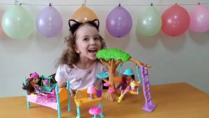 Enchantimals Спальня Брен Миши / КАТЯ И КУКЛЫ ЭНЧАНТИМАЛС Bren Bear & Snore