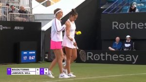 Remember when Serena Williams & Ons Jabeur played DOUBLES at Eastbourne in 2022?!