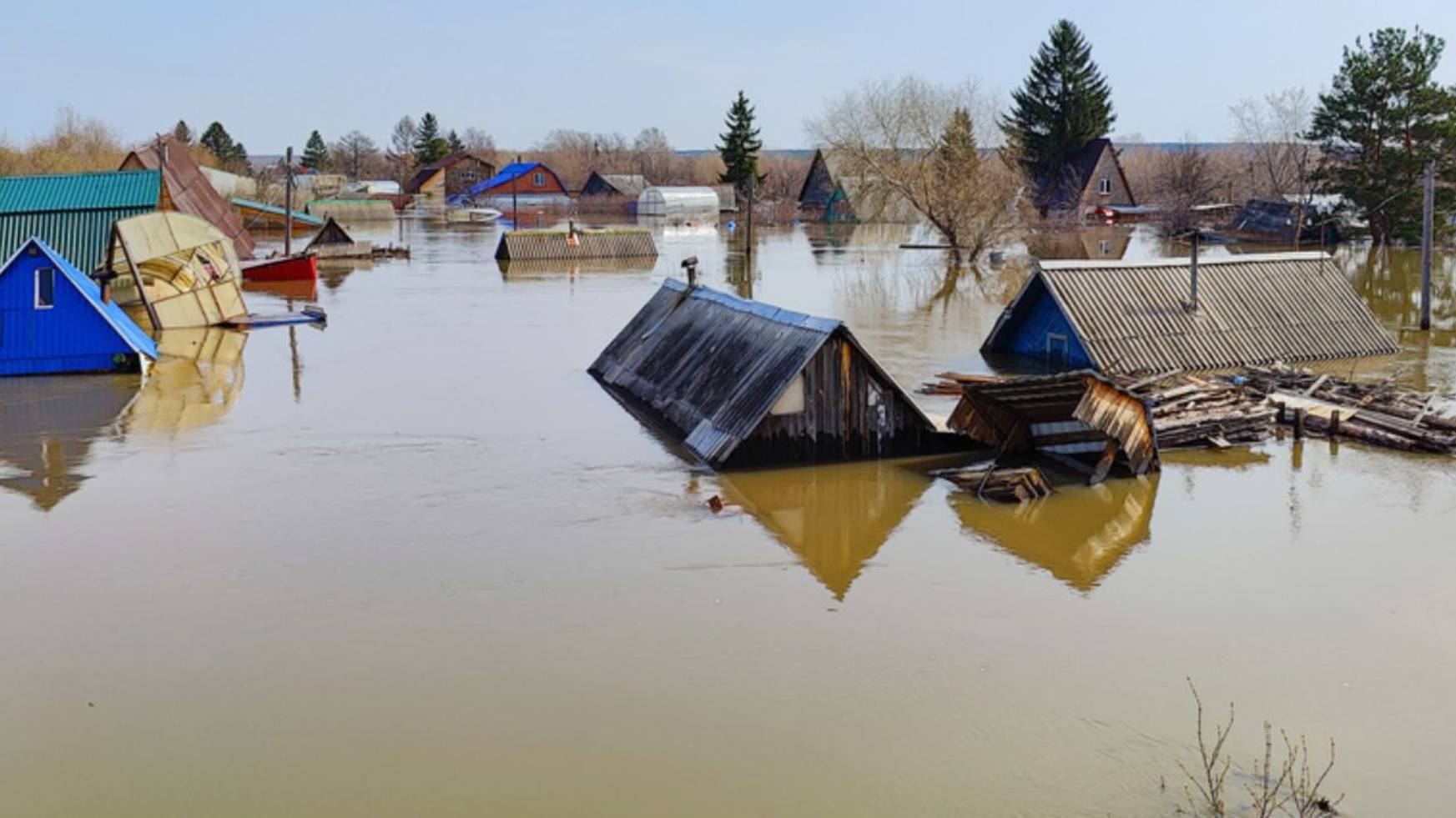 Два поселка целиком ушли под воду в Хабаровском крае