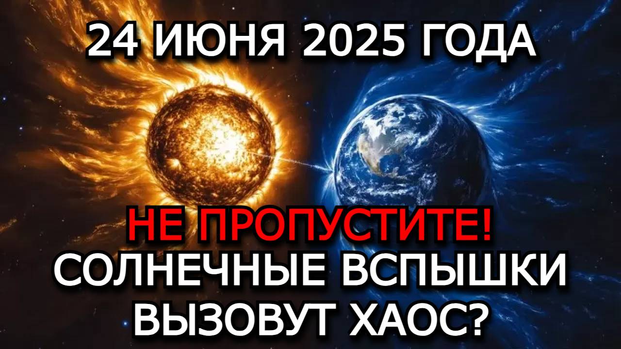 МАГНИТНЫЕ БУРИ 24 ИЮНЯ 2025! СРЕДНИЙ УРОВЕНЬ СОЛНЕЧНОЙ АКТИВНОСТИ — ВНИМАНИЕ МЕТЕОЗАВИСИМЫМ!