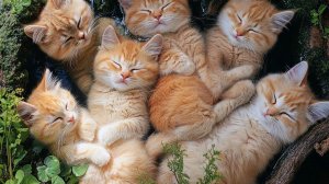 несколько котят
