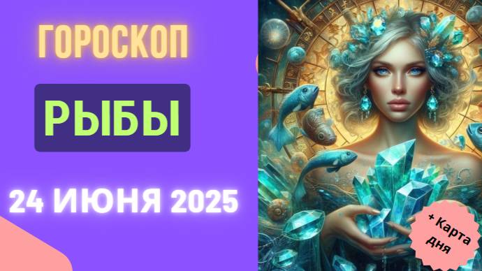 ♓ ГОРМОСКОП НА СЕГОДНЯ 24 ИЮНЯ ДЛЯ РЫБ — ВРЕМЯ ВДОХНОВЕНИЯ И ЧУВСТВ! —