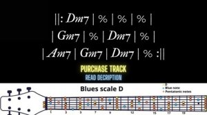 Superstutious Funky Blues  Backing Track in Dm