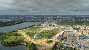 Аэросъёмка участка под складской комплекс | 3D-инфографика