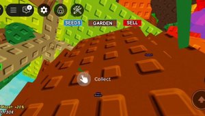 Играю в Вырасти сад новое обновление. Roblox.