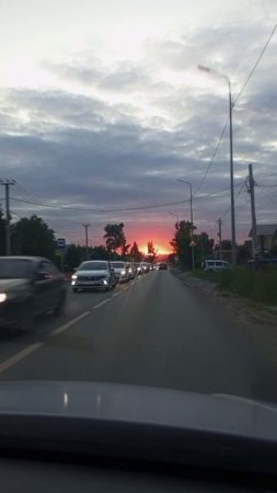 красота заката