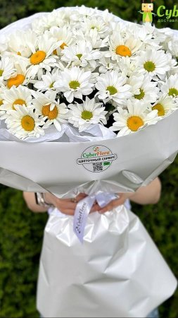 Цветы с доставкой Cyber Flora® Ессентуки| Кибер Флора® в Москве -  Букет с ромашками Летний ветерок