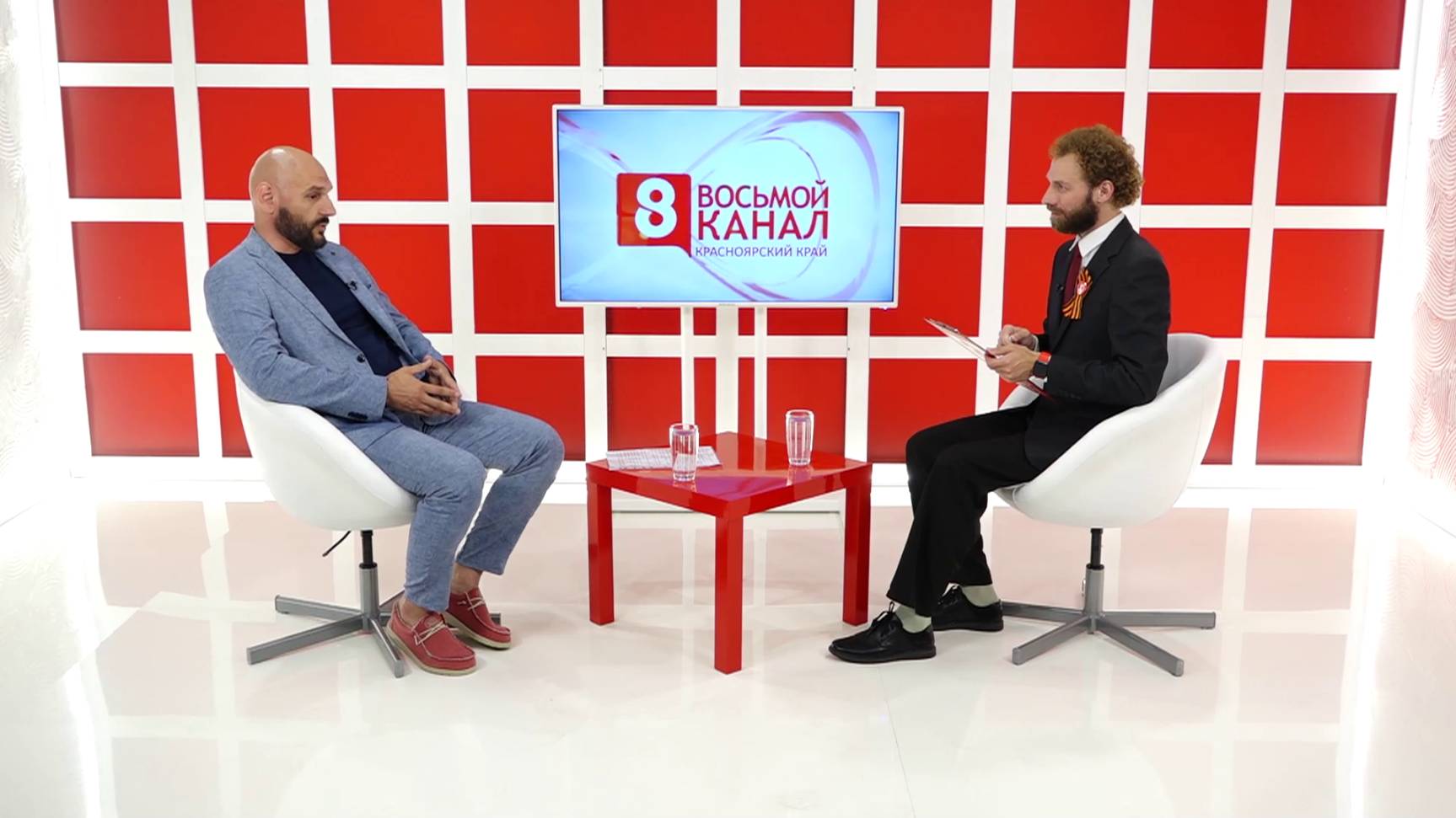 Интервью на «8 канале». Артур Лукава, Алексей Злобин.