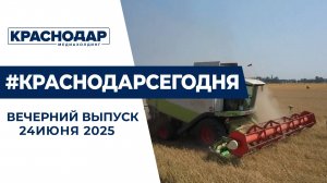 На Кубани началась уборочная кампания. В Успенском районе благоустроят парк. Новости 24 июня.