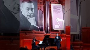 С. Рахманинов "В молчаньи ночи тайной " сл. А.Фета исп. Владимир Вишневский (ф-но) Кирилл Сикора (во