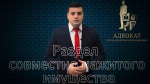 Раздел совместно нажитого имущества