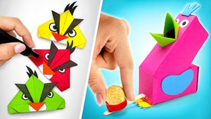 🎮 Лучшие игровые поделки из картона 🎁 сюрпризы внутри!