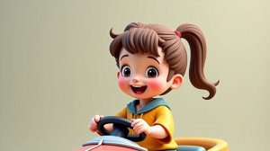 Мультик для детей. Сказка про красную машинку