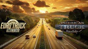Euro Truck Simulator 2 & American Truck Simulator gameplay