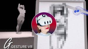 #VRart #MetaQuest3 #VirtualReality #gesturevr #timelapce #figurativedrawing #speeddrawing