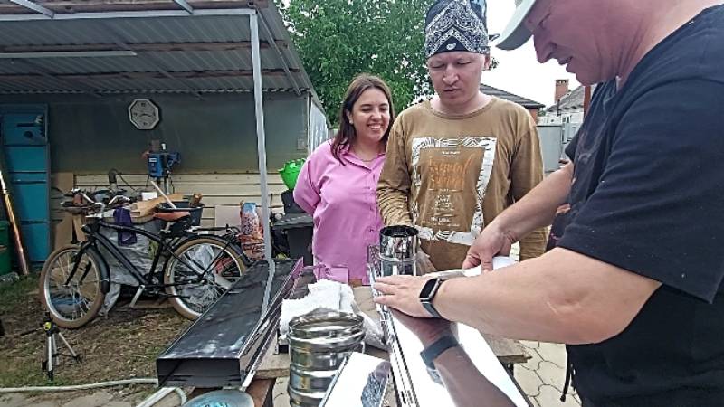 Дети привезли мне подарок. Жизнь в станице после переезда из Сибири.