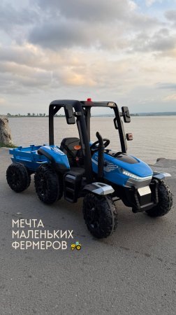 Новинка!  детский электромобиль трактор с крышей, 39.990₽, сайт cars-kids.com