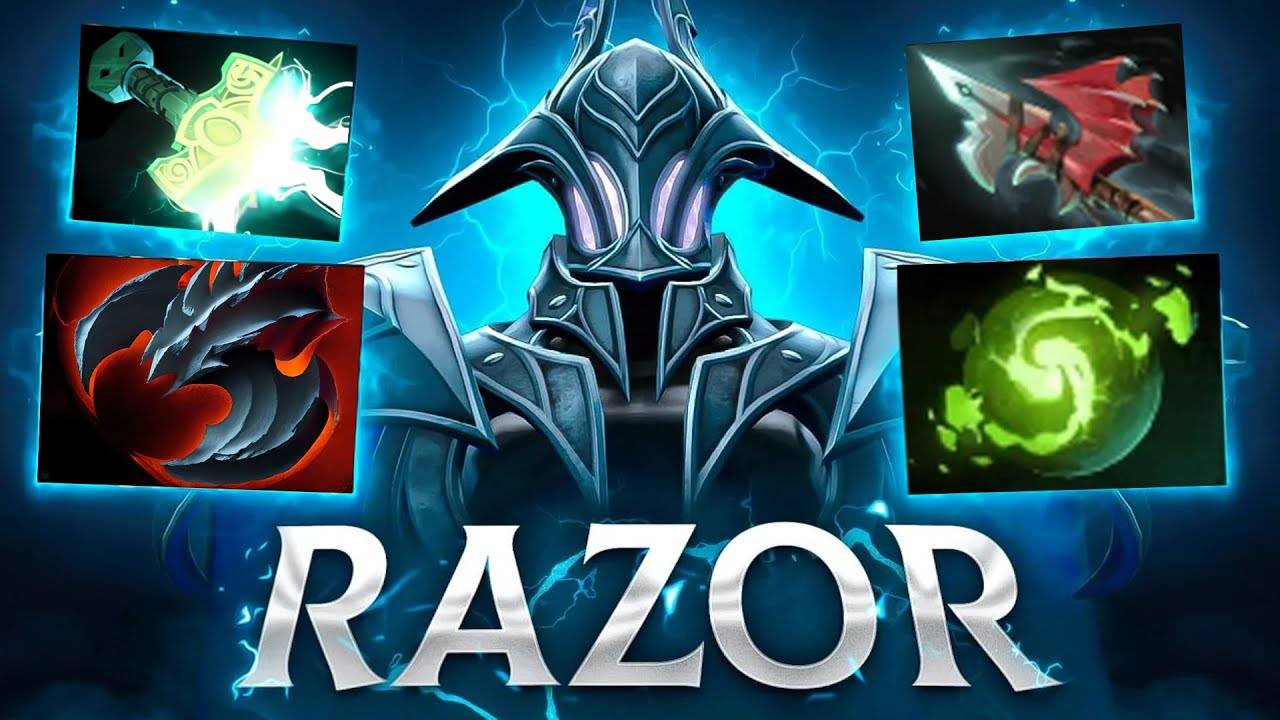 ТОП 1 РАЗОР против ТОП 1 МИРА _ 30 LVL RAZOR vs SATANIC Dota 2 [Аналитика ошибок]