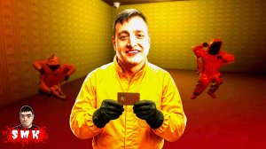 ТАНЦЫ В ЗАКУЛИСЬЕ!АНОМАЛИИ, ИГРА В КАЛЬМАРА!УБЕГАЕМ ОТ ПОЕЗДА!ПРОХОЖДЕНИЕ ХОРРОР ИГРЫ BACKROOM LOOP!