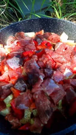 Готовлю блюдо в Казане и Ловлю РЫБУ на Реке