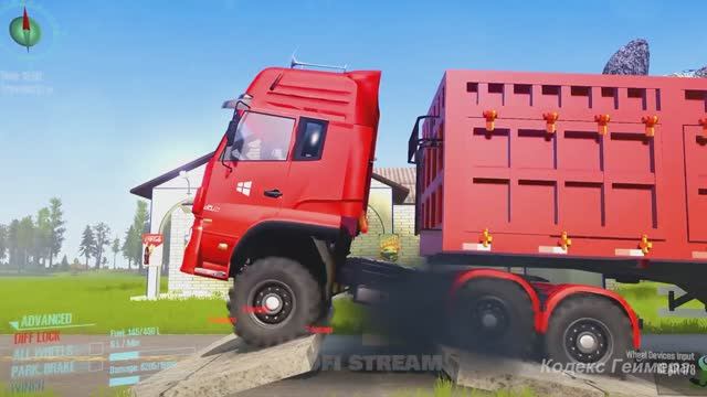 Профессиональные навыки вождения. Spintires: MudRunner. Игровой процесс.
