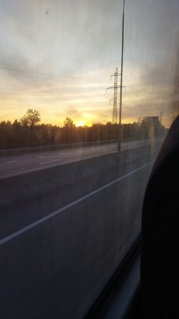 Чудесные облака и закат