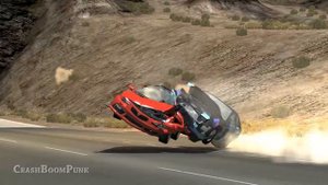 Краш тест BeamNG крутые тачки 36