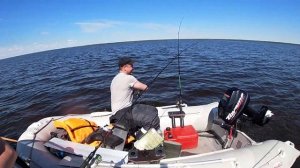 рыбалка на Белом озере! часть 2