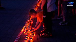 В День памяти и скорби в Туапсе прошла акция «Огненные картины войны».