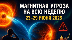 🔥ГЕОМАГНИТНЫЙ АПОКАЛИПСИС? 23–29 ИЮНЯ — СТРАДАЮТ ДАЖЕ ЗДОРОВЫЕ!