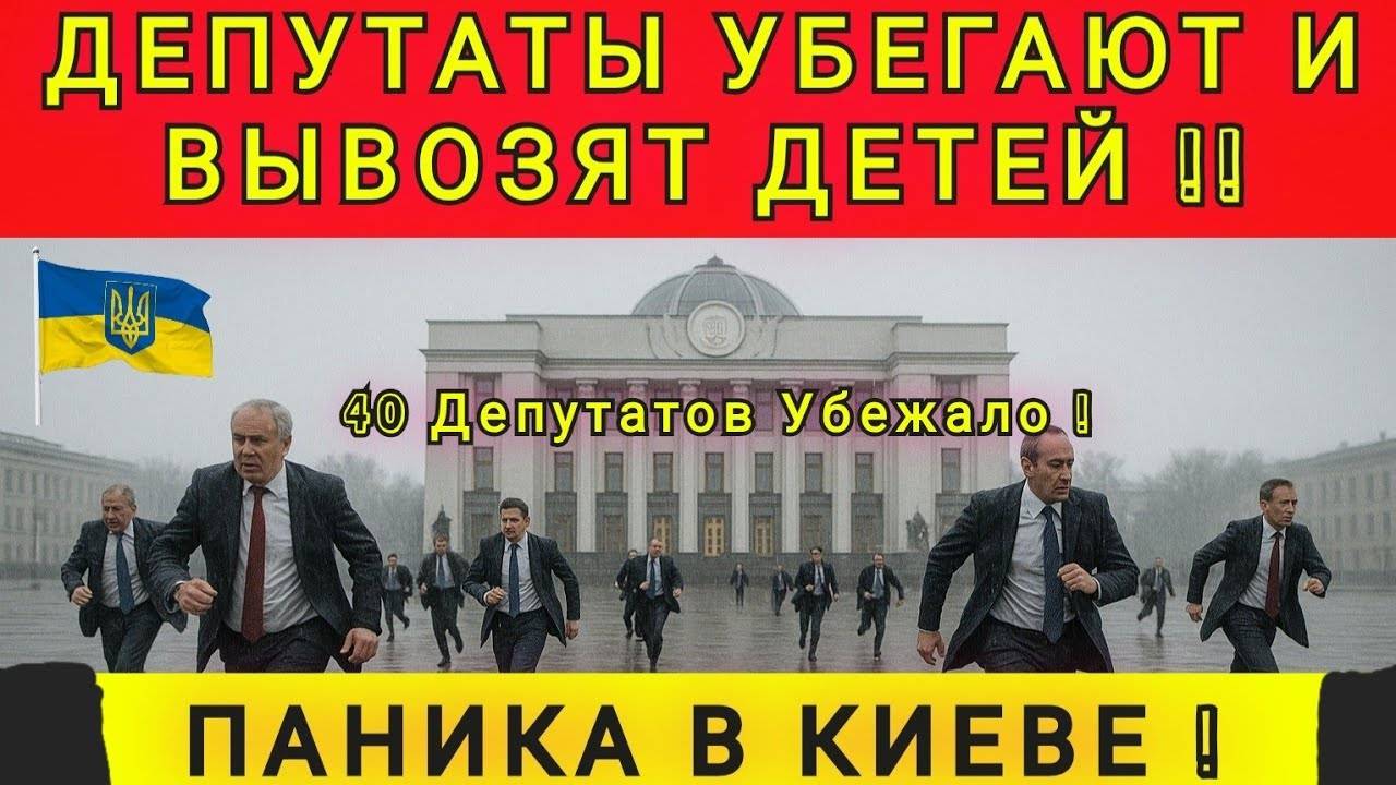 ⚡НАЧАЛОСЬ⚡СРОЧНО ⚡ ДЕПУТАТЫ БЕГУТ В ЛОНДОН ❗ ВЫВОЗЯТ СЕМЬИ И ДЕТЕЙ ❗