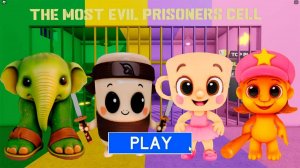 ДЕТЕНЫШИ СЕМЬИ ИТАЛЬЯНСКИХ ЖИВОТНЫХ СОВЕРШАЮТ ПОБЕГ ИЗ ТЮРЬМЫ! ОББИ РОБЛОКС #roblox #обби