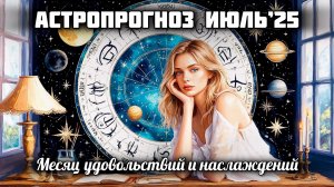 Астрологический прогноз на июль 2025 года. Месяц удовольствий и наслаждений. Джйотиш