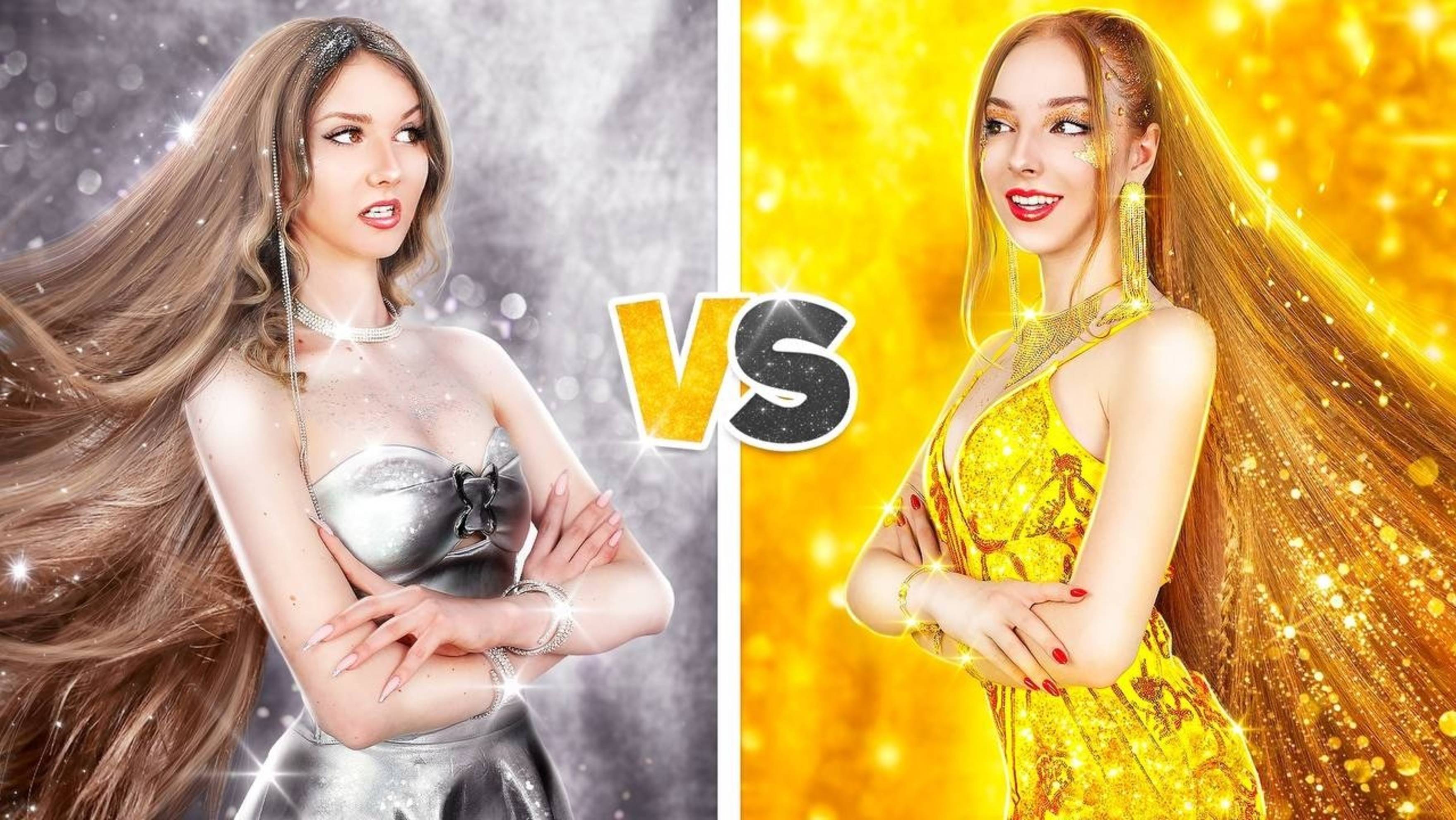 Тим Тин : Золотая vs Серебряная Сестра! Кто Победит в Конкурсе на Лучший Костюм?