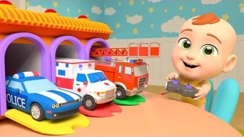 Песня Hickory Dickory Dock Vehicles | Детские стишки и песни для детей