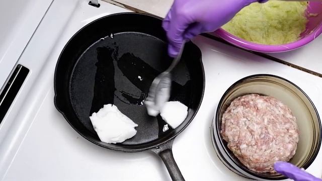 Драники из кабачка с мясом (колдуны) смотреть онлайн