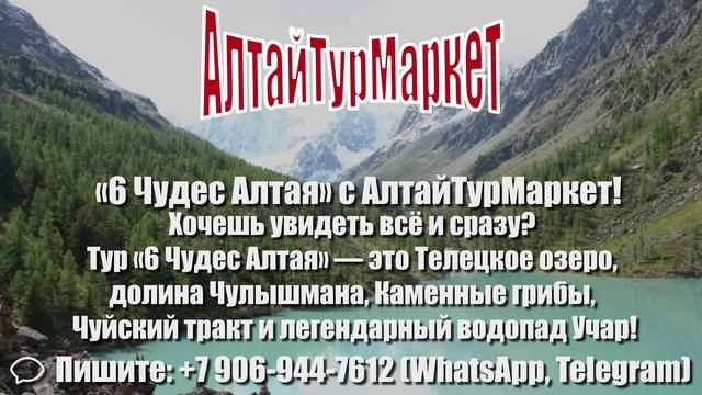 Откройте для себя Алтай вместе с нами, купите тур на Алтай прямо сейчас! 🏔️✨ 4 проморолик